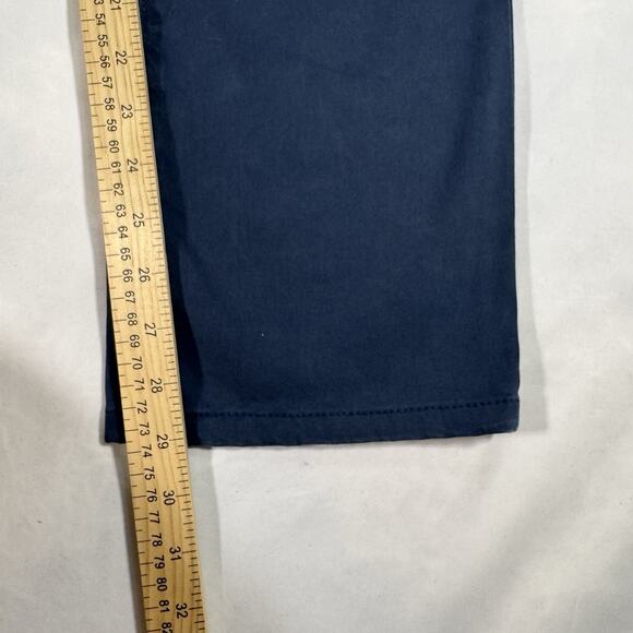 Adriano Goldschmied Pants Men's 32X34 The Protege Straight Leg Navy Blue - Picture 2 of 8